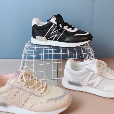 China Fashion Trend High Quality Fashion Stretching Custom Luxury Lace Up Causal Sneakers Women's Breathable Sneakers for sale