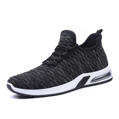 China Lightweight High Quality Soft Bottom Breathable Flight Woven Air Cushion Shoes Mens Sports Shoes for sale