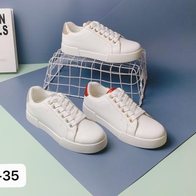 China Newest Style Fashion Trend Style Shoes Comfortable White Student Gym Shoes Korean Fashion Low Low Small Small for sale