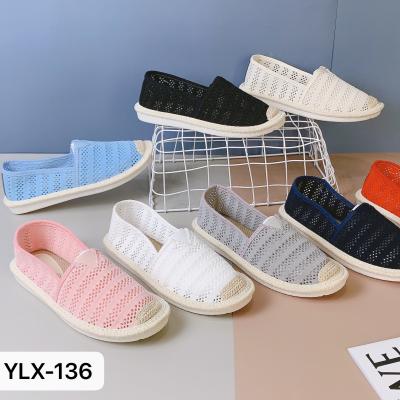 China Wholesale Custom Canvas Flats Summer Fashion Trend Spring Shoes Womens Slip On Canvas Shoes for sale