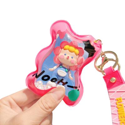 China Wholesale Washable Cute Cartoon 3D Personality PVC Rubber Key Chain for sale