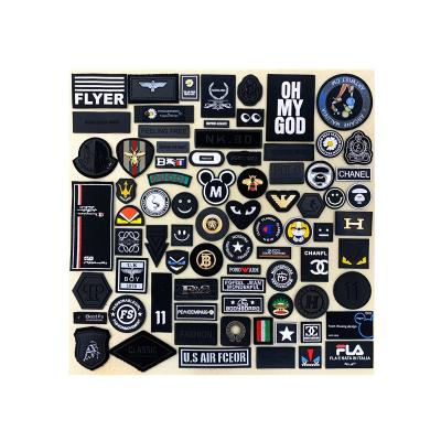 China Factory Price Washable Custom Patch Soft Vinyl Rubber PVC Plastic Patch for sale