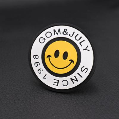 China Washable Soft Plastic Plastic Drop Sign Rubber Stamp Custom Clothing Apparel Custom Patches Rubber Label for sale