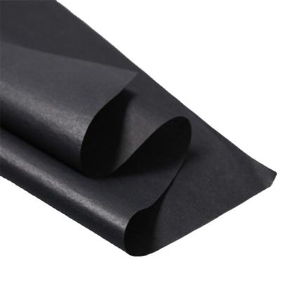 China Logo Printed Shoes And Clothes Moisture Proof Black Cloth Wrapping Papers For Gift Wrapping for sale