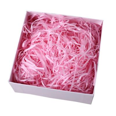 China 100g/Bag Waterproof Multicolor Raffia Paper Shreds For DIY Gift Wrapping And Basket Filling for sale