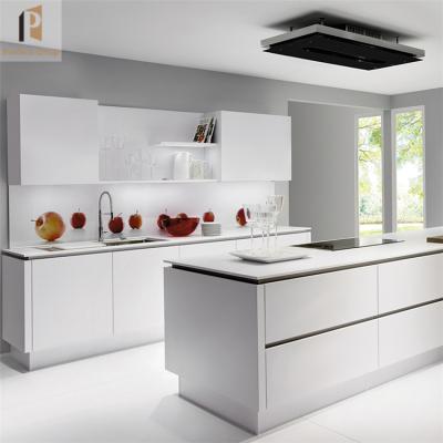 China Modern Kitchen Cupboard Self Assemble Wooden Kitchen Cabinets Furniture for sale