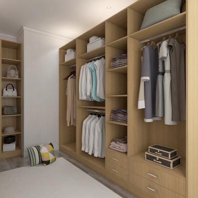 China Expandable Walk In Wardrobe Designs Fitted Wardrobe Storage Closet for sale