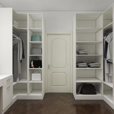 China Expandable Modern Design Wardrobe Door Wardrobe Simple White for sale