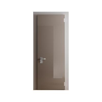 China Modern Design Modern Wpc Doors Waterproof Material Interior Wood Door for sale