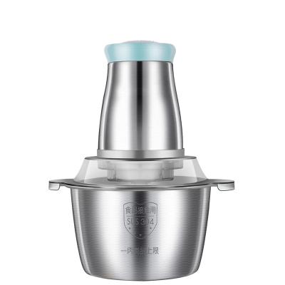 China High Efficiency 2L 3L Household Stainless Steel Meat Blender Garlic Cooking Machine Electric Chopper for sale