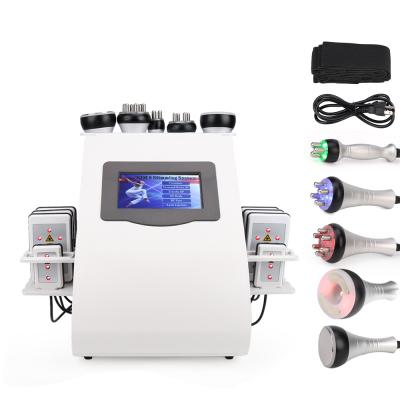 China Wholesale 6 in 1 laserpads beauty equipment cavitation machine 80k rf weight loss machine for sale