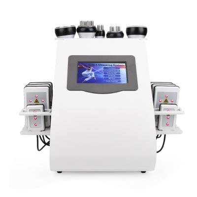 China Weight Loss YOU Factory Supply 6 in 1 40K RF Cavitation Lipo Laser Slimming Machine for sale