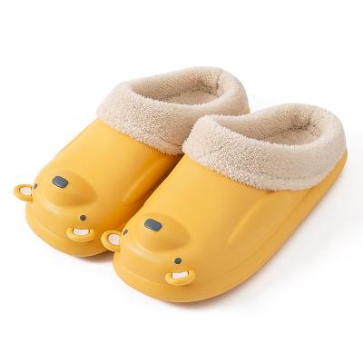 China Wholesale Sale Fashion Home Warm Breathable Soft Flat Casual Women Winter Fluffy Slippers for sale