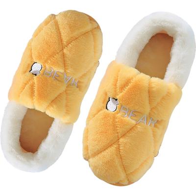 China Designers Breathable Fashionable Winter Bedroom Plush Anti-slip Warm Cheap Indoor Slippers For Women for sale