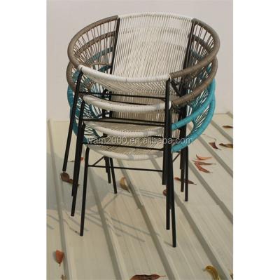 China Hot Sale Industrial Foldable Storage Garden Table And Chair Furniture Color Matching Steel Dining Table And Chair for sale