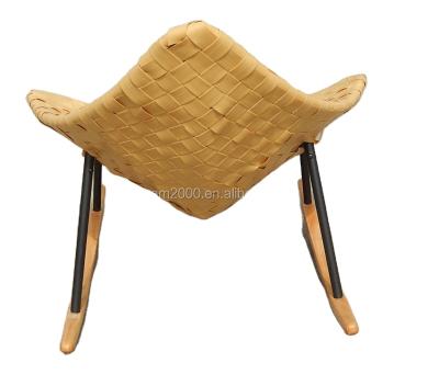 China 2021 New Minimalist Casual Rocking Chair In Living Room And Bedroom Rattan Rocking Chair for sale