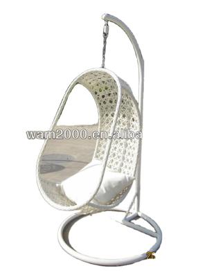 China Modern PE Rattan Egg Swing Chair for Outdoor for sale