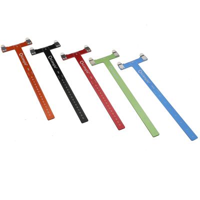 China Ouliangjia TIR High Quality Archery Recurve T Measure Square T Aluminum Ruler For Shooting for sale