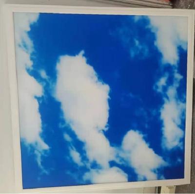 China Modern custom artificial skylight led blue sky ceiling led light panel 600x600mm 595x595mm 600x1200 for sale