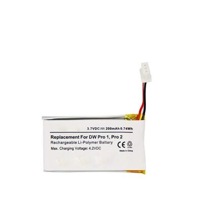 China Headphone Battery Battery for Sennheiser DW pro 2 pro1 504374 BATT-03 3.7V 200mah for sale