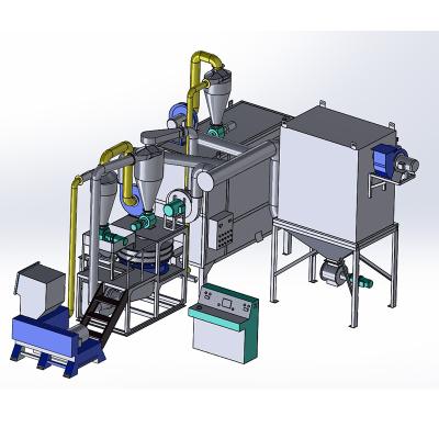 China Aluminum Plastic Separation and Recycling High Separation Machines Aluminum Plastic Sheet ACP Aluminum Plastic Separator Recycle Machine for sale