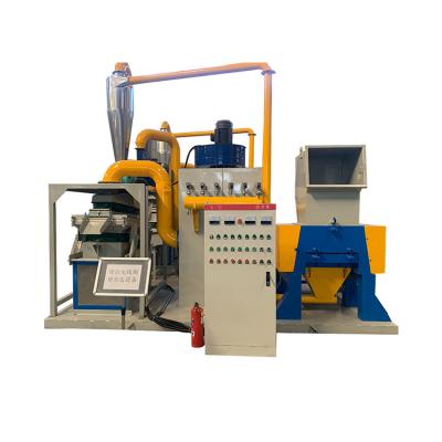 China Scrap Cables Copper Wire Scrap Cable Recycle Equipment Copper Wire Granulator Copper And Plastic Separator Machine for sale