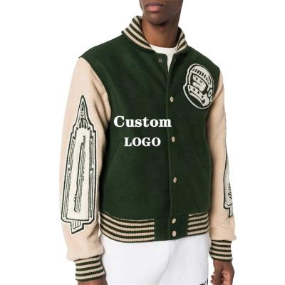 China Wholesales Windproof Manufacturer Embroidered Custom LOGO Baseball Jacket Winter Outdoor Men Jacket for sale