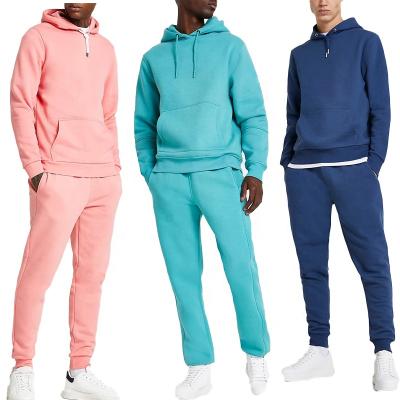 China Custom Slim Fit Mens Jogging Tracksuit Sweatshirts And Hoodies Breathable Two Pieces Tracksuit Men for sale