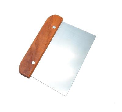 China Hot Sale Viable Free Sample Cheap Metal Handle Metal Dough Scraper for sale