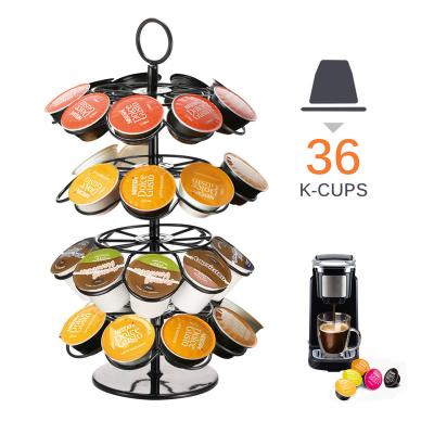 China Hotel 32pcs Rotation Tassimo K-cup Dolce Enthusiasm Sustainable Capsules Drawer Coffee Pod Capsule Holder for sale