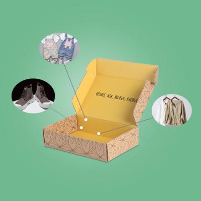 China Recycled Materials Custom Printed Wig Packaging Hair Extension Box Pink Shipping Boxes Logo Corrugated Cardboard Mailer Box Custom Made For Clothes for sale