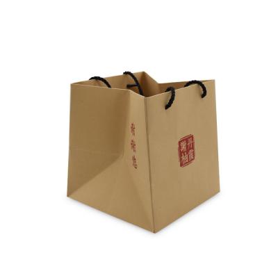 China Recycled Materials Reasonably Priced Medium Brown Paper Shopping Gift Bag High Quality Paper Bags With Handles for sale