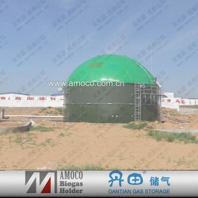 China 2015 Industry Fuel Assembly Portable Methane Digester For Membrane Gas Rack On Top Type / Biogas Tank for sale