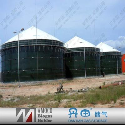 China Industry fuel 2015 China enameld pressed storage tank steel material biodigestor for biogas plant for sale