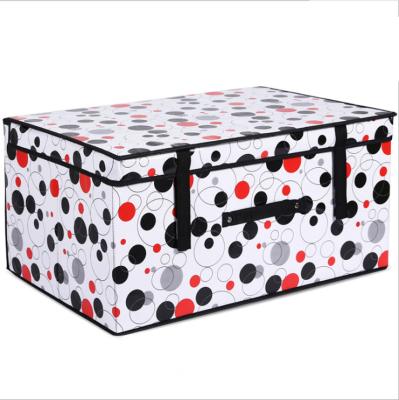 China High quality cheap storage 30L non-woven fabric storage box home life box for clothes and toys for sale