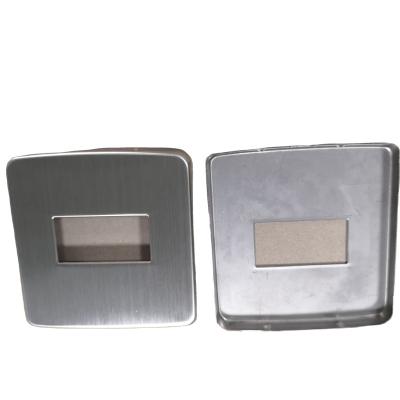 China Customized precision aluminum material processing support oxidation paint stainless steel 304 family switch faceplate for sale