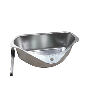 China Decorations SUS304 Precision Material Processing Stainless Steel Leakage Filter For Kitchen Waste Classification for sale