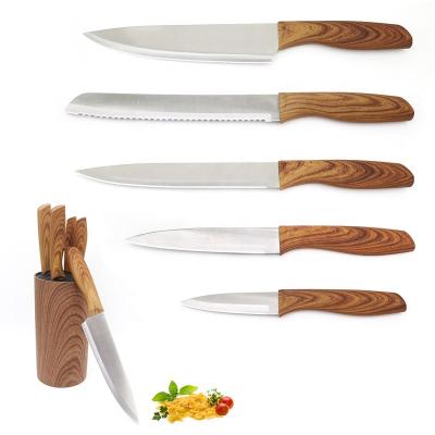 China Wholesale Chef Knife Set Hip-home Stainless Steel Cutting Knives cuchillos de cocina de juego de cuchillos viable for sale