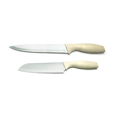 China Sustainable Hip-home 6 Pieces Chinese Kitchen Knives Set Meat Knife Stainless Steel for sale