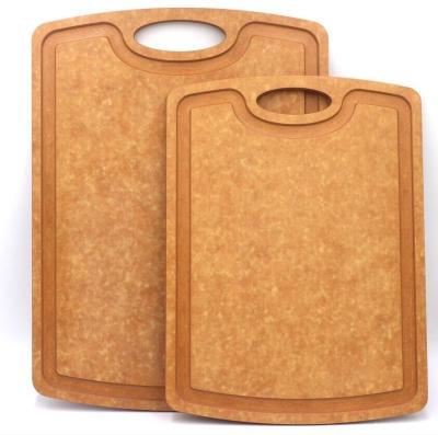 China Sustainable OEM Wholesale Environmental Woodgrain Kitchen Custom Hip-Home Meat Chopper S M L Cutting Board for sale