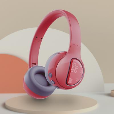 China Wireless Earphones Unicorn Pink Girl Headband Headphone Cute Kids Headband Radio Headphone 85db Stereo Wireless Earphones for sale