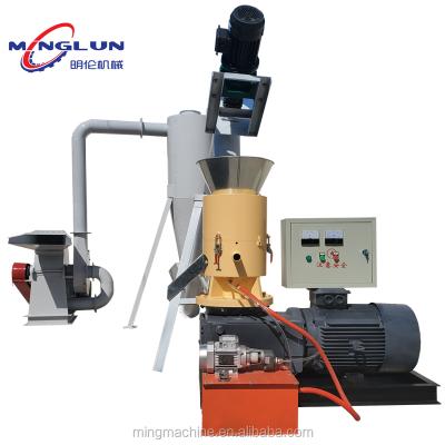 China Factory biomass wood pellet making line price sawdust granulator machine production lineagricultural waste pelletizer machine for sale