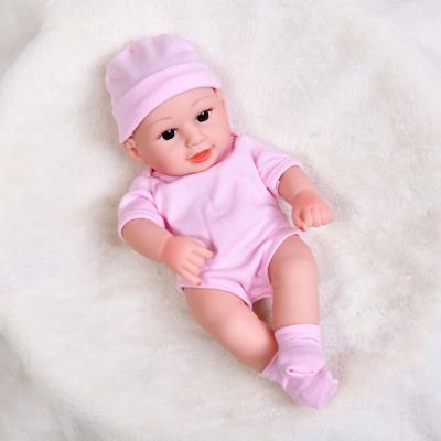 China Fashion Cute Bebe Dolls 12in Baby Doll Soft Body Movement Reborn Silicone Reborn Dolls Limb Baby Toys For Girls for sale