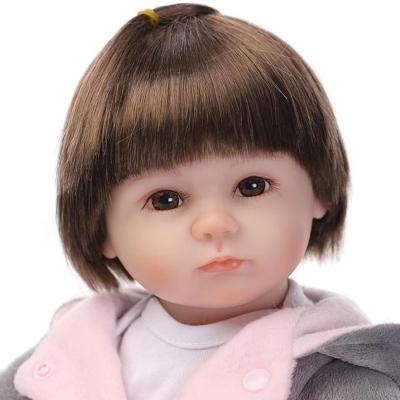 China Hot Selling Realistic Lifelike Newborn Kids Limb Movement Silicone Reborn Baby Pink Mini Girl Toy Set Kids - Doll for sale