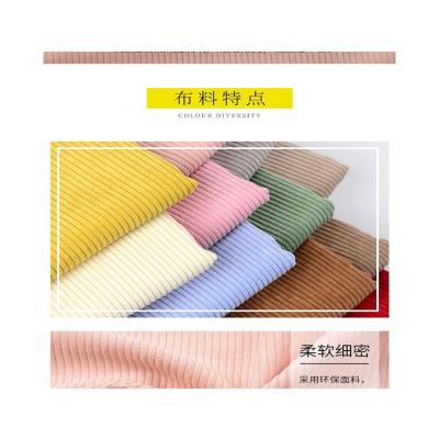 China China Factory Tie Tear-Resistant Dye Printed 100% Organic Cotton 8 Wales Rose Twill Pure Corduroy Thicken Fabrics For Sofa for sale