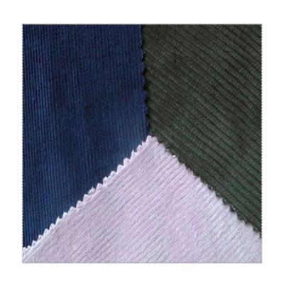 China Antistatic Stretch Corduroy Fabrics 100%cotton Green Corduroy Fabric for sale