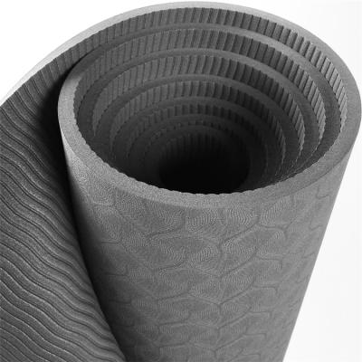 China Low Moq Shanghai Wholesale Eco-Friendly Gray Tape Yoga Mat High Quality Waterproof Density Printing for sale