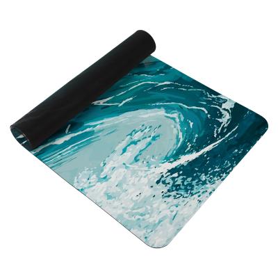 China OEM Non-Slip Premium Suede Kid Yoga Thick Folding Yoga Mat for sale