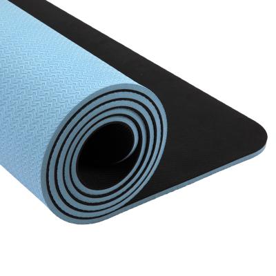 China 5mm Logo Personalize Young Natural Elastic Eco-friendly Rubber Yoga Mat With Extra Thick for sale