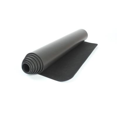 China Eco-friendly custom color printing PU leather rubber yoga mat, PU yogamat for sale